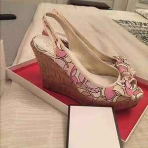Brand new coach wedges size 10